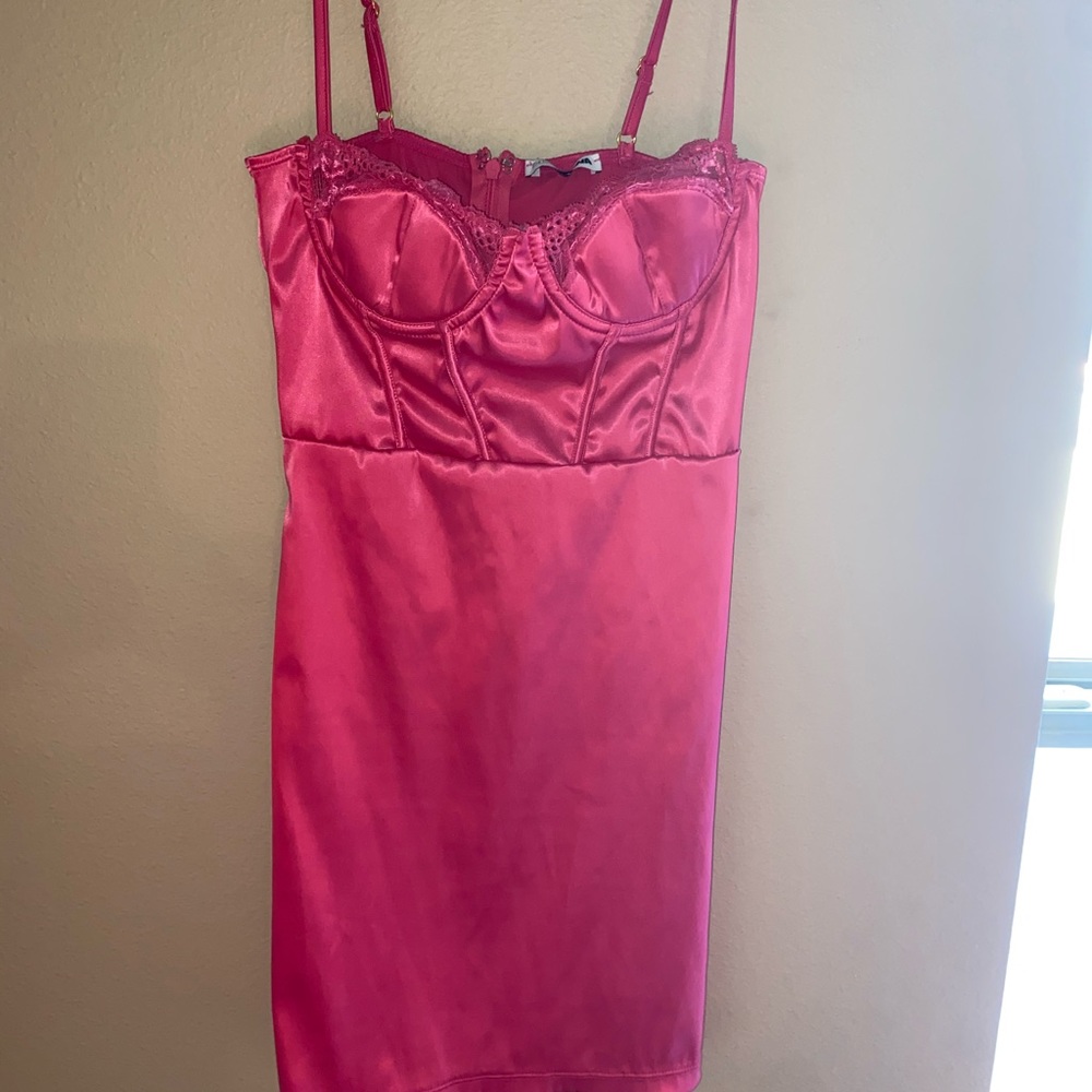 Pink party dress